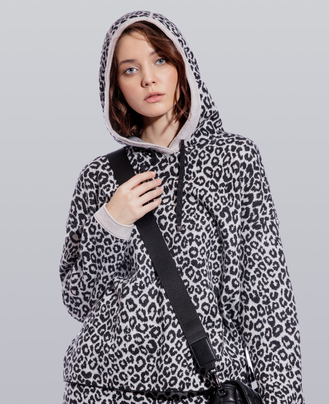 Panther Pattern Hoodie