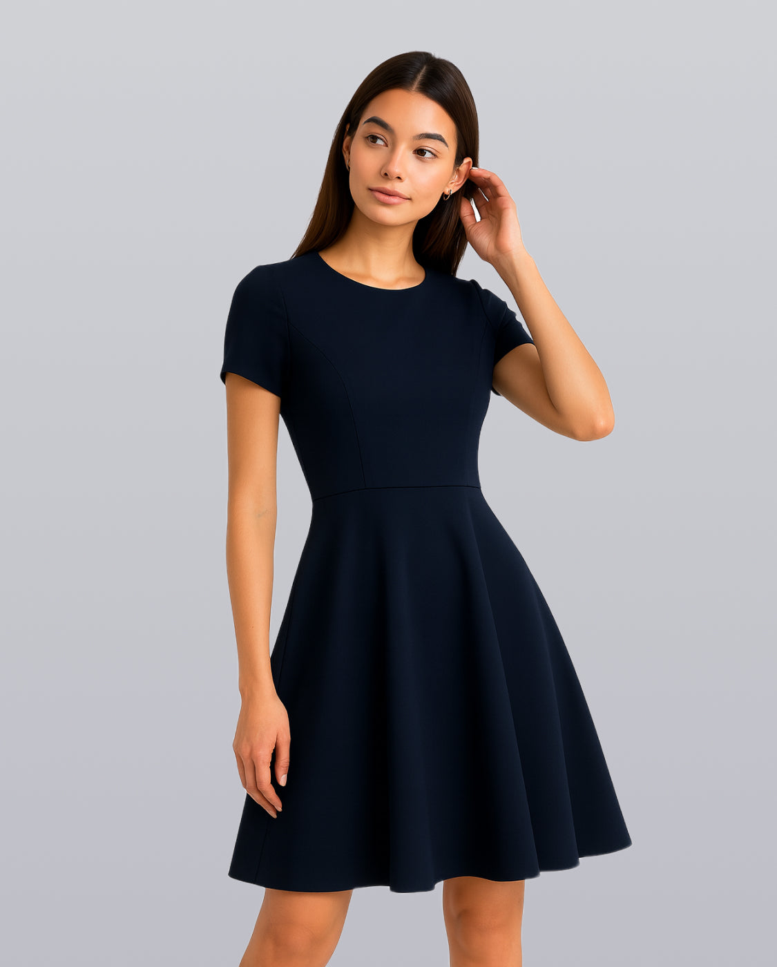 Fit & Flare Midi Dress