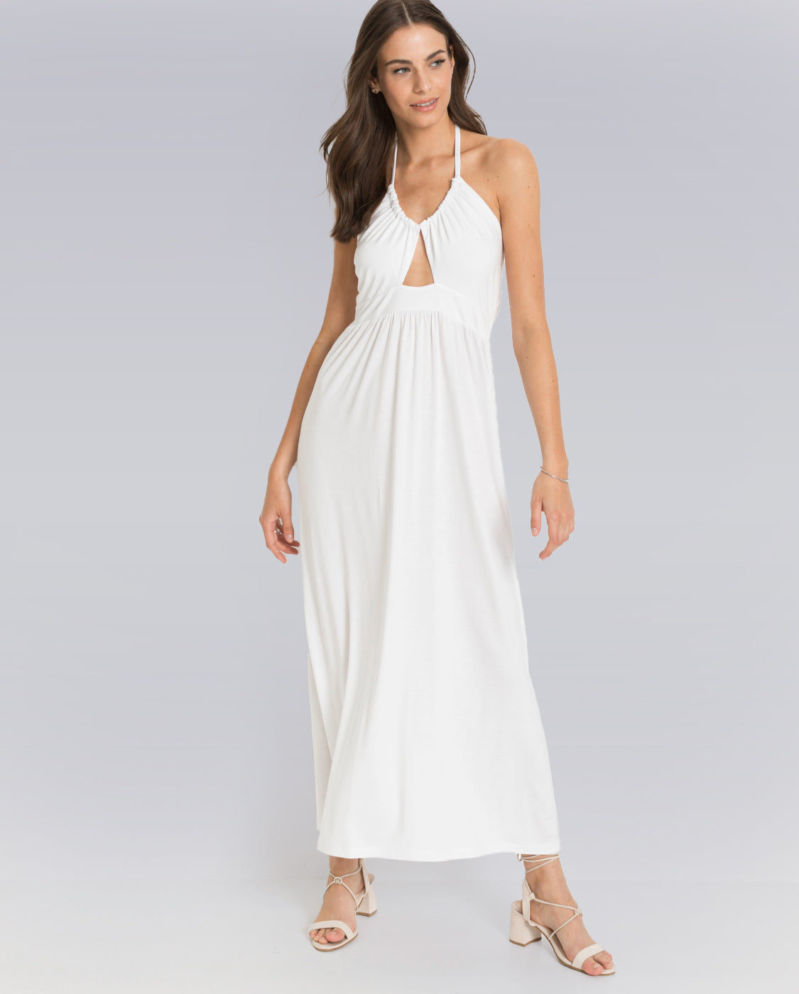 Cotton white gown