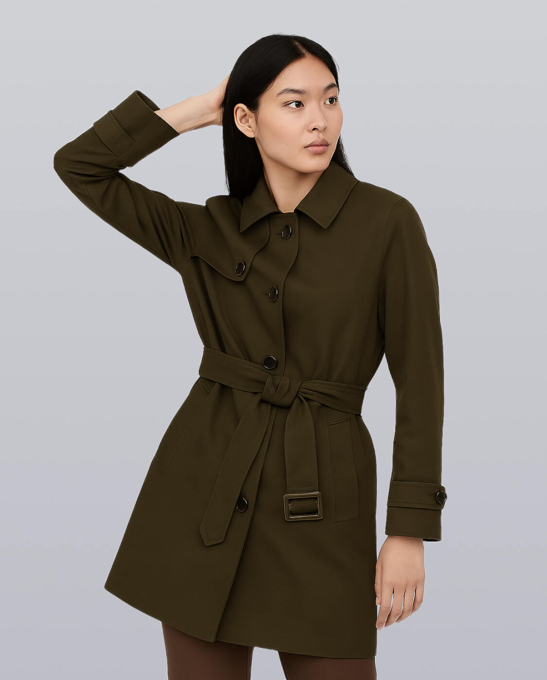 Belted Trench Coat