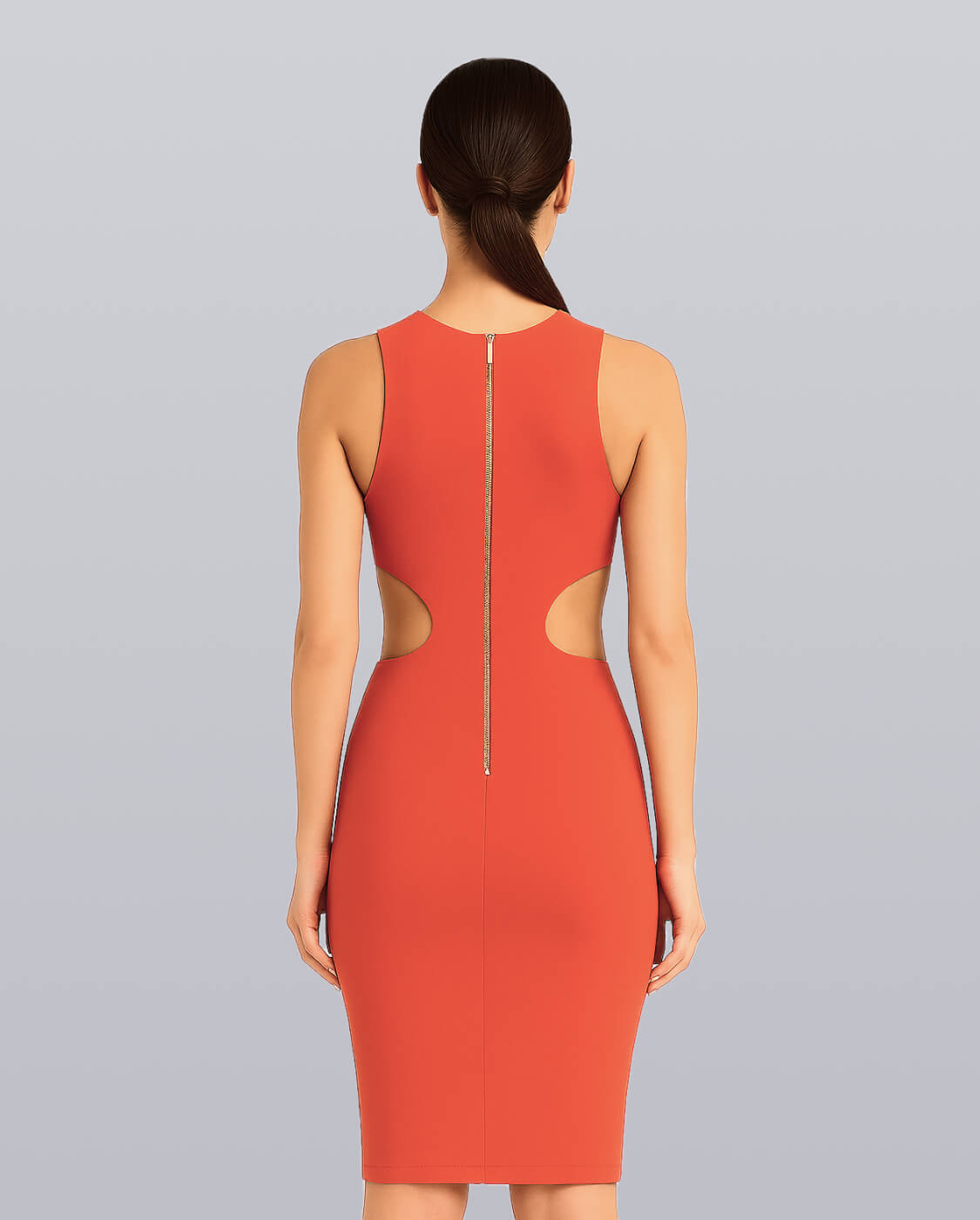 Cut-Out Bodycon Midi Dress