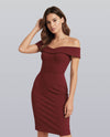 Classic Off-Shoulder Dress